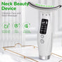 7 Color Facial Neck Massager EMS Micro-Current Neck Face Beauty Device for Enhanced Face Neck and Shoulder Care with Vibrating